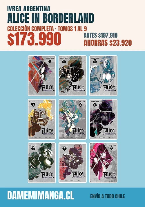 Alice In Borderland Colección Completa (9 tomos) – Ivrea Argentina