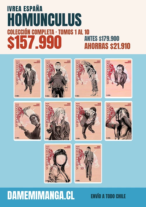 Homunculus Colección Completa (10 tomos) – Ivrea España