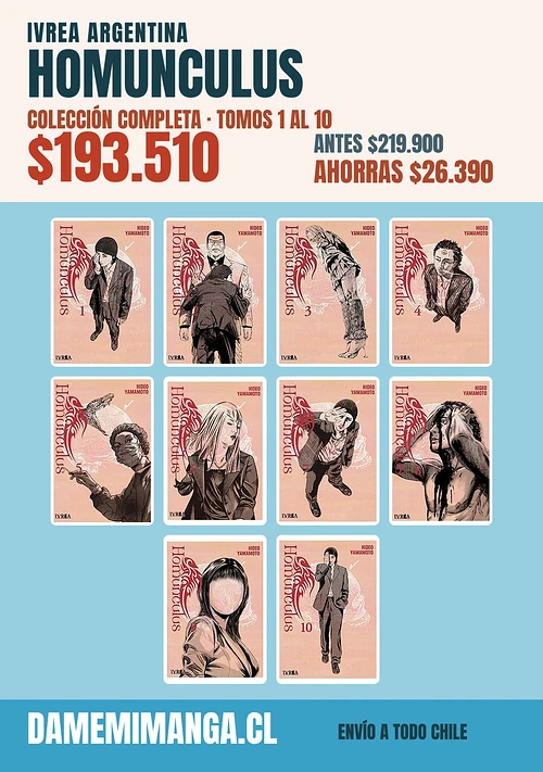 Homunculus Colección Completa (10 tomos) – Ivrea Argentina
