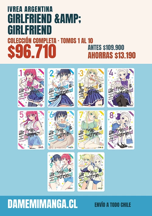 Girlfriend & Girlfriend Colección Completa (10 tomos) – Ivrea Argentina