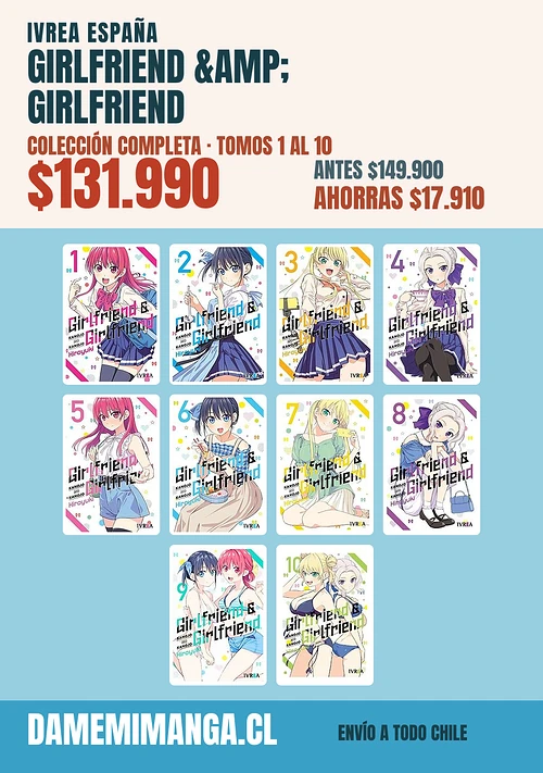 Girlfriend & Girlfriend Colección Completa (10 tomos) – Ivrea España