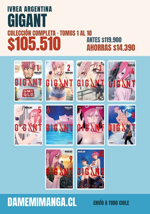 Gigant Colección Completa (10 tomos) – Ivrea Argentina