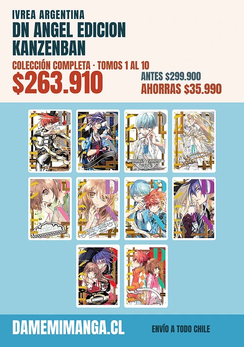 DN Angel Edicion Kanzenban Colección Completa (10 tomos) – Ivrea Argentina