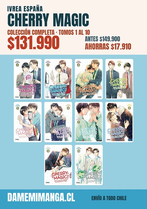 Cherry Magic Colección Completa (10 tomos) – Ivrea España