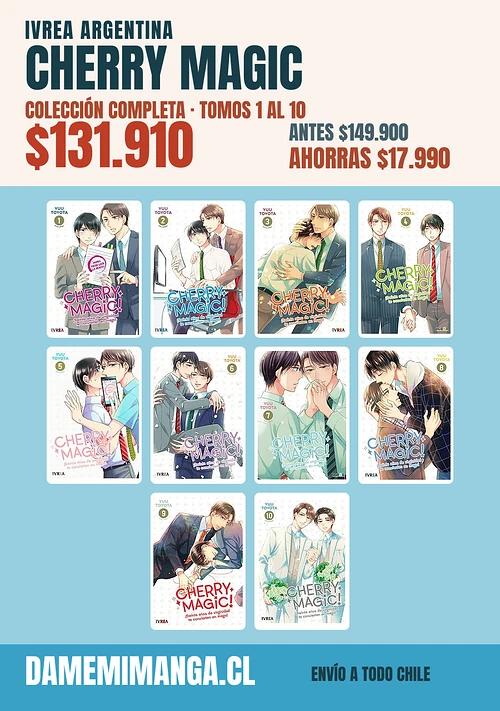 Cherry Magic Colección Completa (10 tomos) – Ivrea Argentina