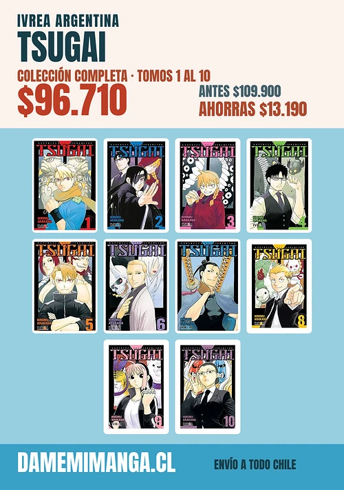 Tsugai Colección Completa (10 tomos) – Ivrea Argentina