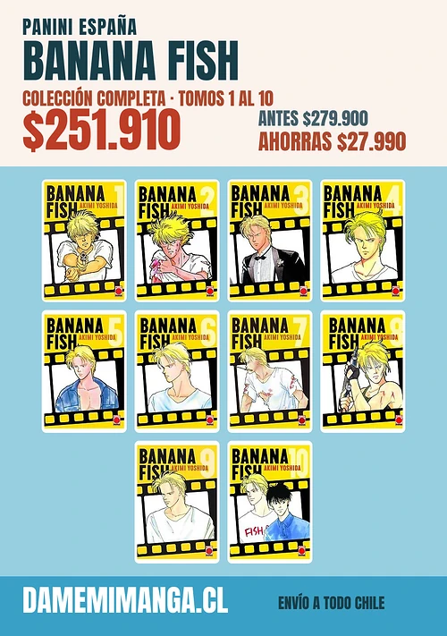Banana Fish Colección Completa (10 tomos) – Panini España