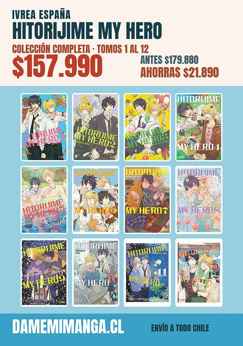 Hitorijime My Hero Colección Completa (12 tomos) – Ivrea España