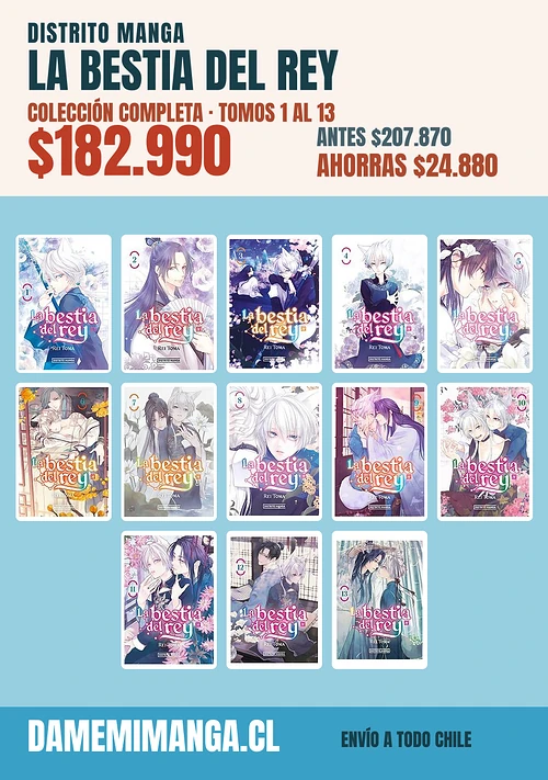 La Bestia Del Rey Colección Completa (13 tomos) – Distrito Manga