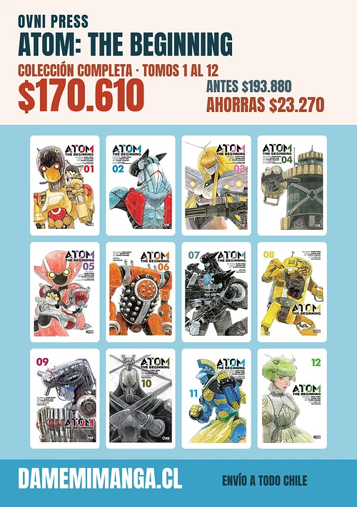 Atom: the Beginning Colección Completa (12 tomos) – Ovni Press