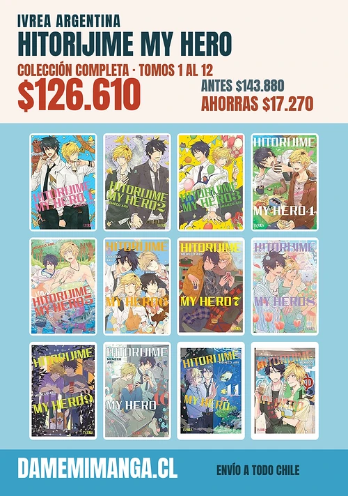 Hitorijime My Hero Colección Completa (12 tomos) – Ivrea Argentina