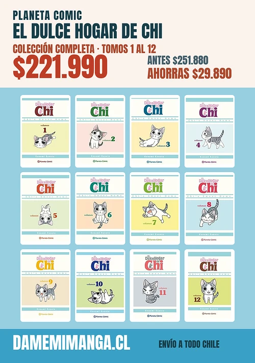 El dulce hogar de Chi Colección Completa (12 tomos) – Planeta Comic