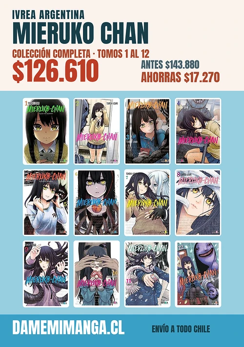 Mieruko Chan Colección Completa (12 tomos) – Ivrea Argentina