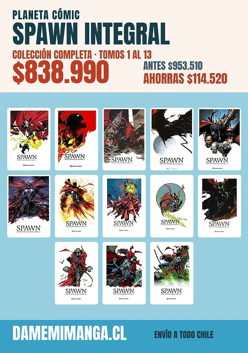 Spawn Integral Colección Completa (13 tomos) – Planeta Cómic