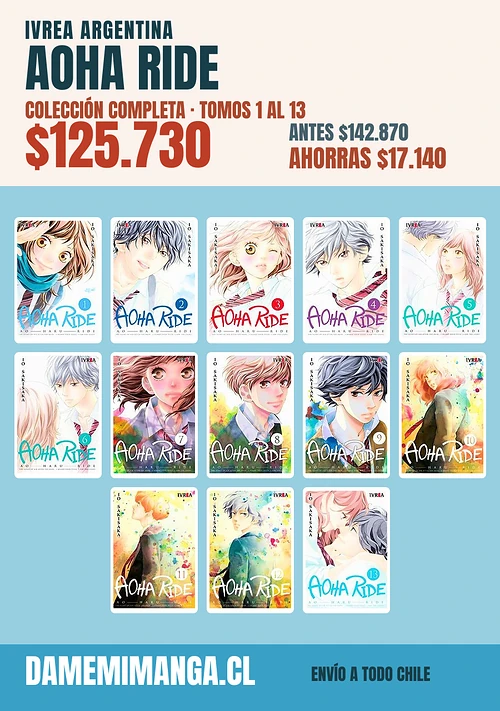 Aoha Ride Colección Completa (13 tomos) – Ivrea Argentina