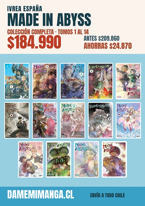 Made In Abyss Colección Completa (14 tomos) – Ivrea España