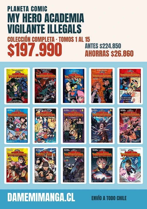 My Hero Academia Vigilante Illegals Colección Completa (15 tomos) – Planeta Comic