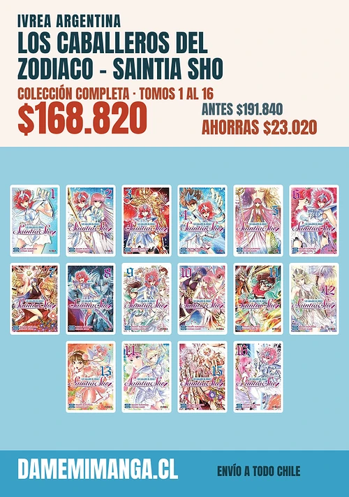 Los Caballeros Del Zodiaco - Saintia Sho Colección Completa (16 tomos) – Ivrea Argentina