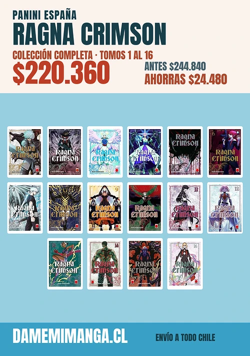 Ragna Crimson Colección Completa (16 tomos) – Panini España
