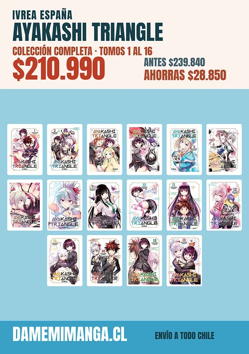 Ayakashi Triangle Colección Completa (16 tomos) – Ivrea España