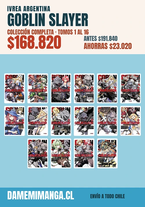 Goblin Slayer Colección Completa (16 tomos) – Ivrea Argentina