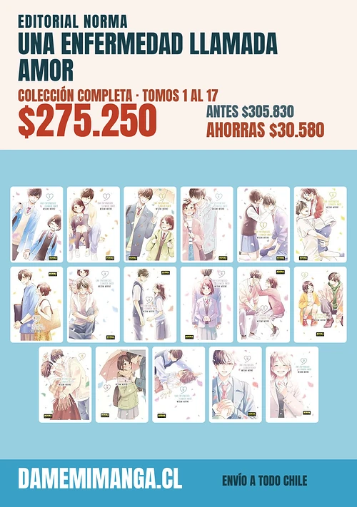 Una Enfermedad Llamada Amor Colección Completa (17 tomos) – Editorial Norma