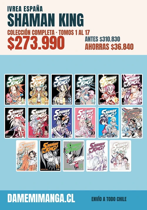 Shaman King Colección Completa (17 tomos) – Ivrea España