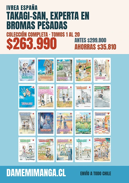 Takagi-San, Experta en Bromas Pesadas Colección Completa (20 tomos) – Ivrea España