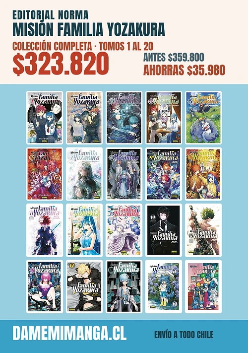 Misión Familia Yozakura Colección Completa (20 tomos) – Editorial Norma