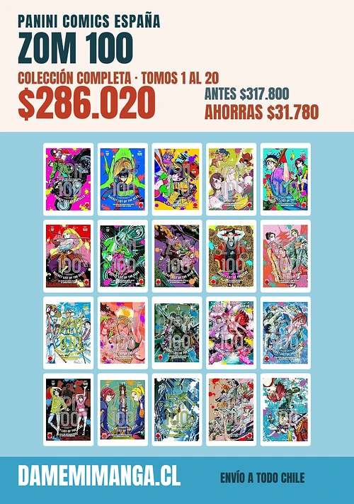 Zom 100 Colección Completa (20 tomos) – Panini Comics España