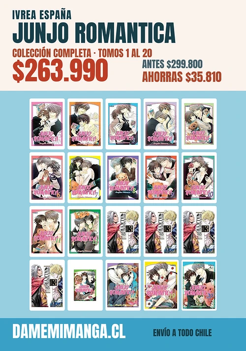Junjo Romantica Colección Completa (20 tomos) – Ivrea España