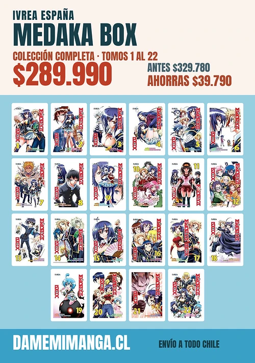 Medaka Box Colección Completa (22 tomos) – Ivrea España