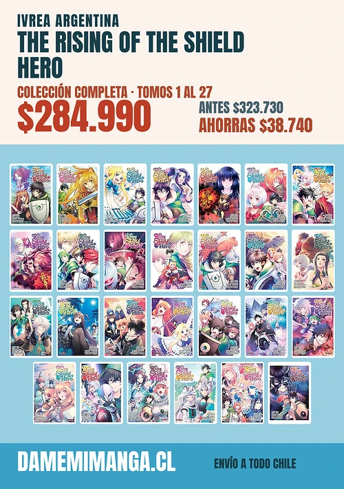 The Rising of the Shield Hero Colección Completa (27 tomos) – Ivrea Argentina