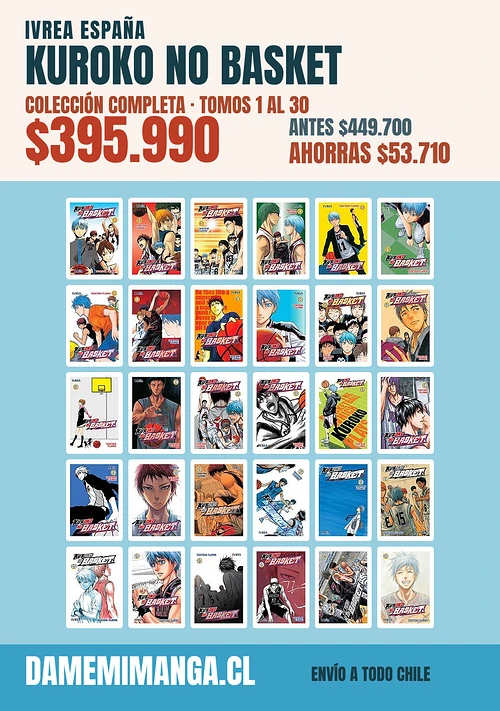 Kuroko no Basket Colección Completa (30 tomos) – Ivrea España