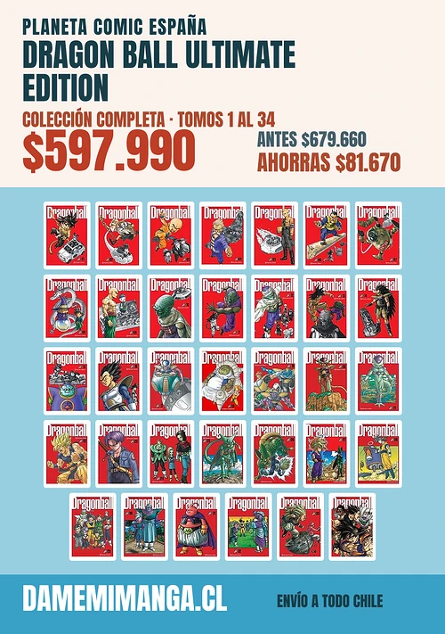 Dragon Ball Ultimate Edition Colección Completa (34 tomos) – Planeta Comic España