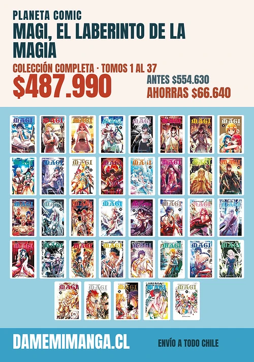 Magi, El laberinto de la magia Colección Completa (37 tomos) – Planeta Comic