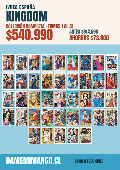 Kingdom Colección Completa (41 tomos) – Ivrea España