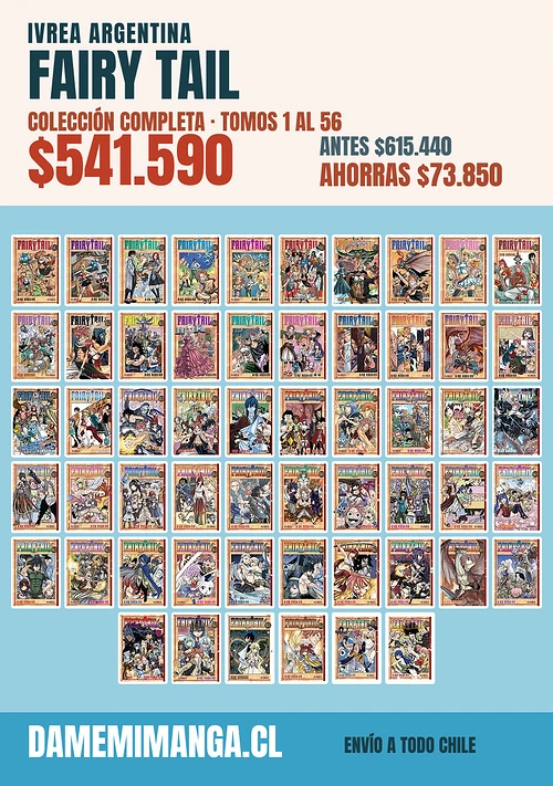 Fairy Tail Colección Completa (56 tomos) – Ivrea Argentina
