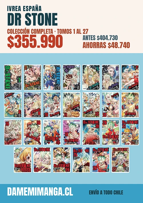 Dr Stone Colección Completa (27 tomos) – Ivrea España