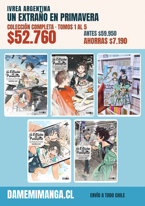 Un Extraño En Primavera Colección Completa (5 tomos) – Ivrea Argentina