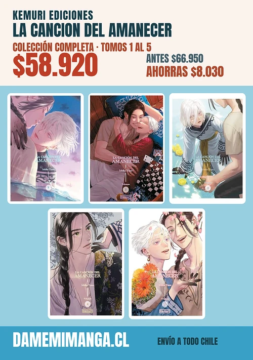 La Cancion Del Amanecer Colección Completa (5 tomos) – Kemuri Ediciones