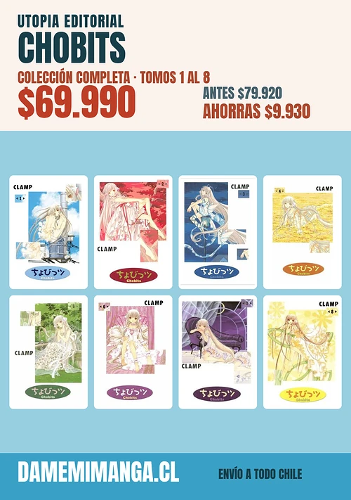 Chobits Colección Completa (8 tomos) – Utopia Editorial
