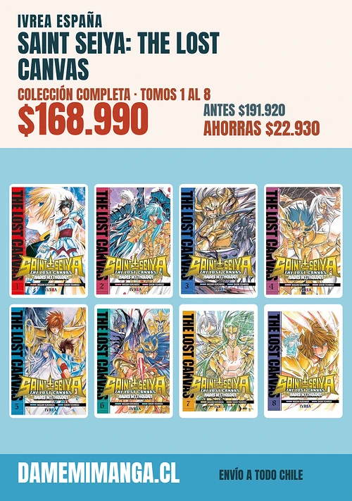 Saint Seiya: The Lost Canvas Colección Completa (8 tomos) – Ivrea España