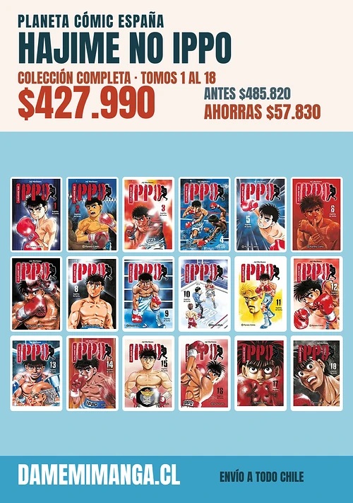 Hajime no Ippo Colección Completa (18 tomos) – Planeta Cómic España