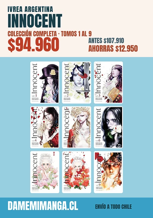 Innocent Colección Completa (9 tomos) – Ivrea Argentina