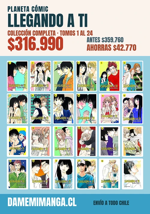 Llegando A Ti Colección Completa (24 tomos) – Planeta Cómic