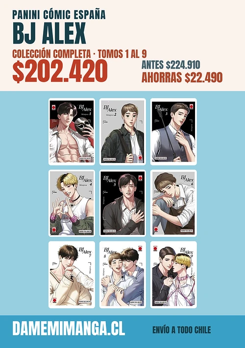 Bj Alex Colección Completa (9 tomos) – Panini Cómic España