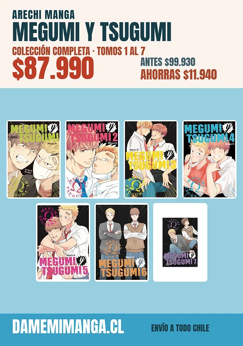 Megumi y Tsugumi Colección Completa (7 tomos) – Arechi Manga