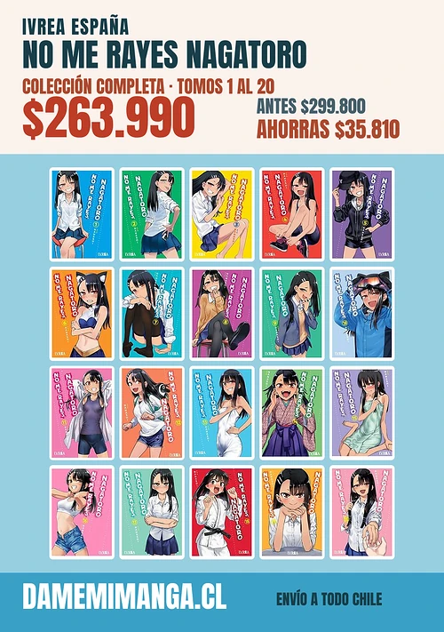 No Me Rayes Nagatoro Colección Completa (20 tomos) – Ivrea España
