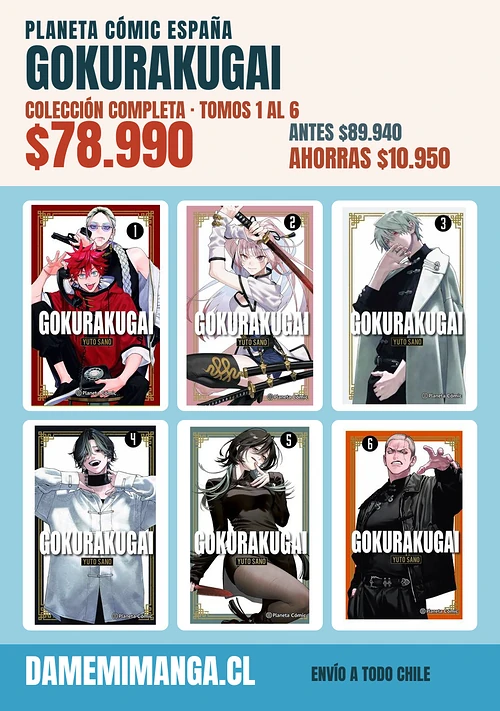 Gokurakugai Colección Completa (6 tomos) – Planeta Cómic España